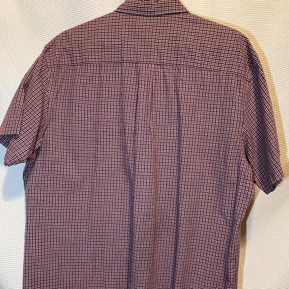 Van Heusen Burgundy Pink Plaid Button Down Shirt - Picture 4 of 4